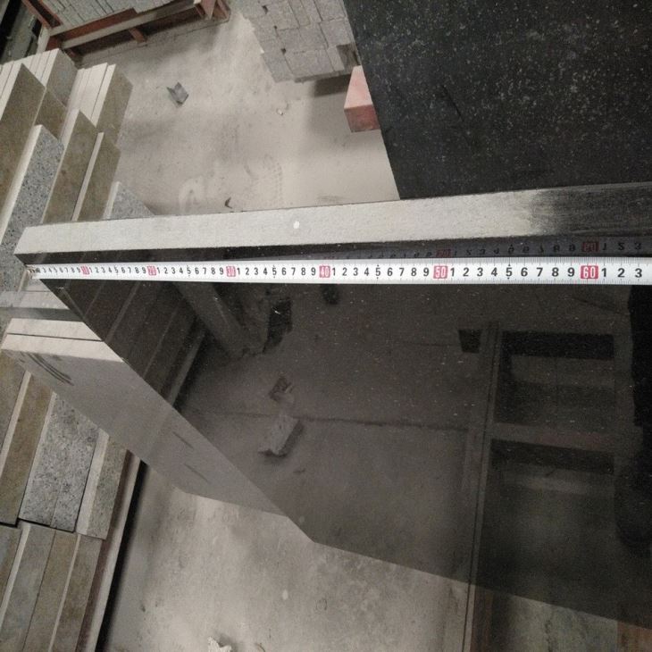 Black granite top