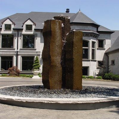 black stone fountain photo