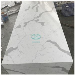 Hvide Calacatta bordplader