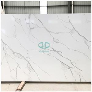 Hvid kvarts ø bordplade