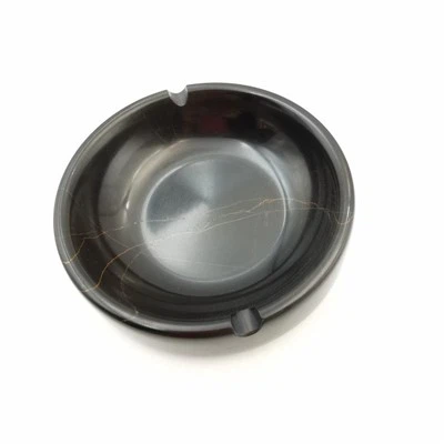 Sort marmor cigaraskebæger