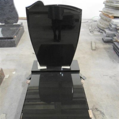 Sort Granit Gravsten Gravsten