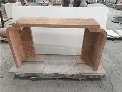 Rosa te marmor konsolbord